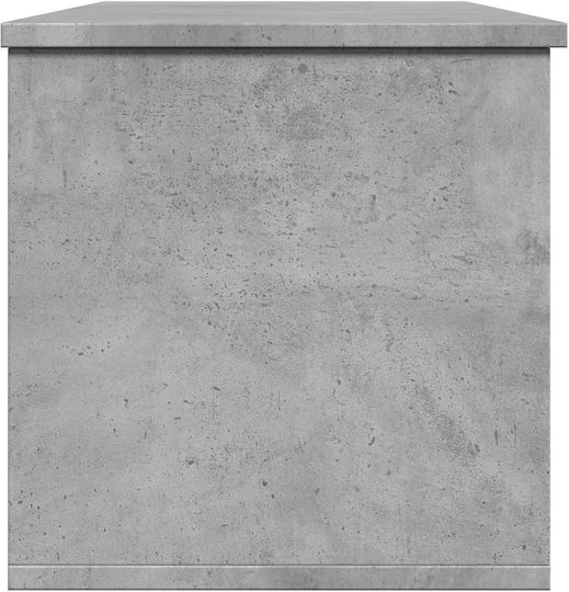 vidaXL Wooden Decorative Trunk Gray 102x35x35cm