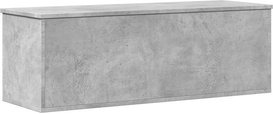 vidaXL Wooden Decorative Trunk Gray 102x35x35cm