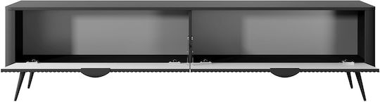 Έπιπλο Τηλεόρασης Lante Ανθρακί Μ200xΠ38xΥ51cm