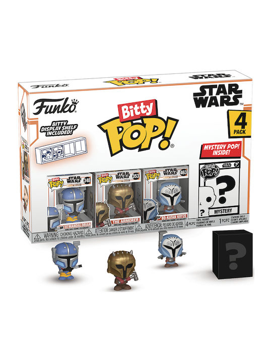 Funko Bitty Pop! 4er-Pack Star Wars: The Mandalorian - schwerer (Infanterie) Mandalorian Vinyl Figuren 889698754514 Funko Bitty Pop! 4er-Pack Star Wars: The Mandalorian - schwerer (Infanterie) Mandalorian Vinyl Figuren 889698754514