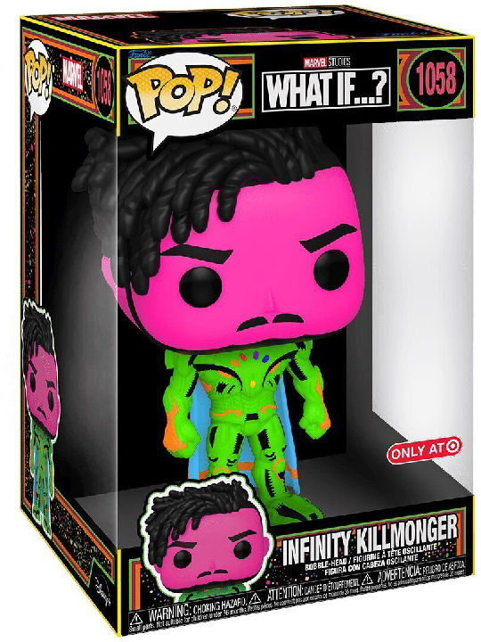 Funko Pop! Marvel: Marvel - Infinity Killmonger 1058 Bobble-Head & Supersized 10"​ (25cm) Special Edition
