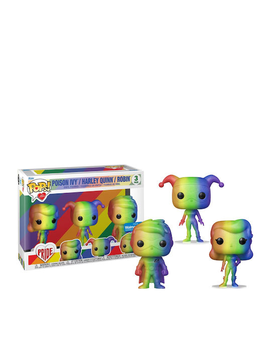 Funko Поп! Герои: DC Comics - Poison Ivy / Harley Quinn / Robin (Гордост 2022) 3-Pack Специално издание 3бр