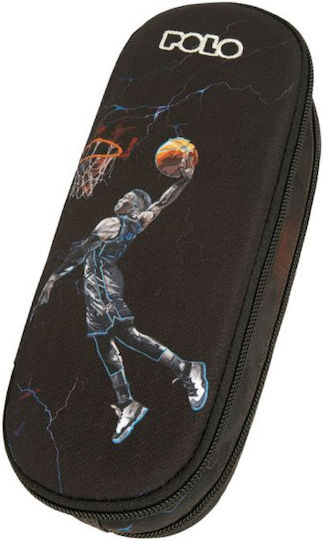 Polo Peak Pencil Case with 2 Compartments Basketball
