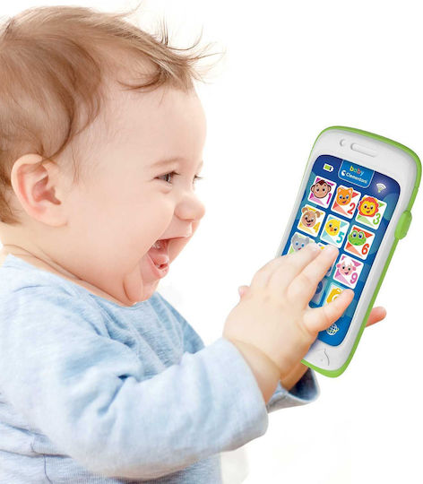 Baby Clementoni Smartphone Touch & Play Telephone Toy with Music for 12+ Months