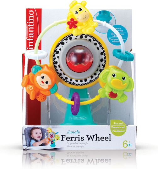 Infantino Baby Toy Jungle Ferris Wheel for 6++ Months
