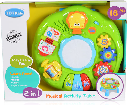 Moni Activity Table with Music and Light for 18++ Months