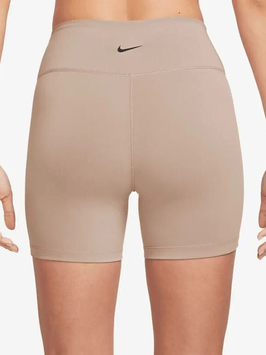 Nike Women's Bike Training Legging High Waisted Dri-Fit Particle Beige/black