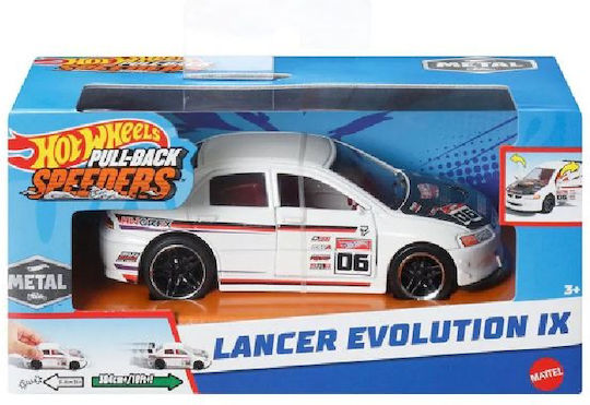 Hot Wheels Speeders Αυτοκινητάκι 1:43 Pull Back Lancer Evolution IX για 3+ Ετών