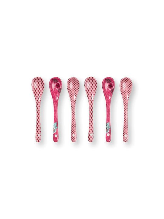 PiP Studio Oriental Flower Festival Καφέ/Τσαγιού από Πορσελάνη Dark Pink 13cm 6τμχ PiP Studio Oriental Flower Festival Καφέ/Τσαγιού από Πορσελάνη Dark Pink 13cm 6τμχ