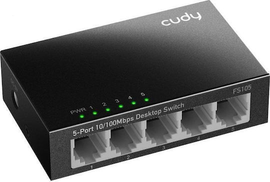 Cudy FS105 v1 Unmanaged L2 Switch με 5 Θύρες Ethernet
