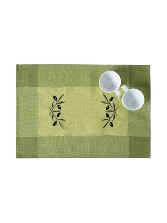 Silk Fashion Σουπλά Πράσινο 50x35cm 12τμχ Silk Fashion Σουπλά Πράσινο 50x35cm 12τμχ