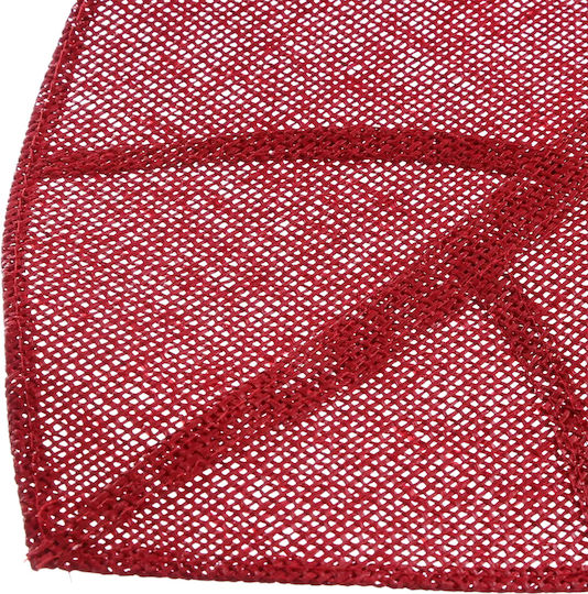 Atmosphera Platzdeckchen Stoff Rot 50x33cm 1Stück