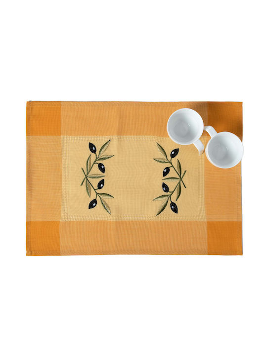 Silk Fashion Σουπλά Κίτρινο 50x35cm 12τμχ Silk Fashion Σουπλά Κίτρινο 50x35cm 12τμχ