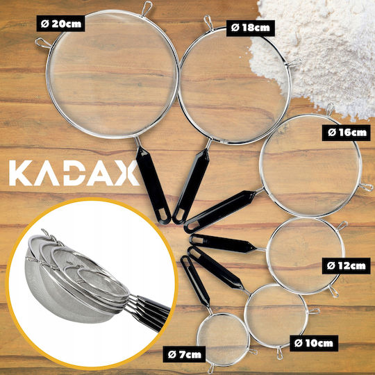 Kadax Sieb Gemüse aus Edelstahl 10x10cm 1Stück