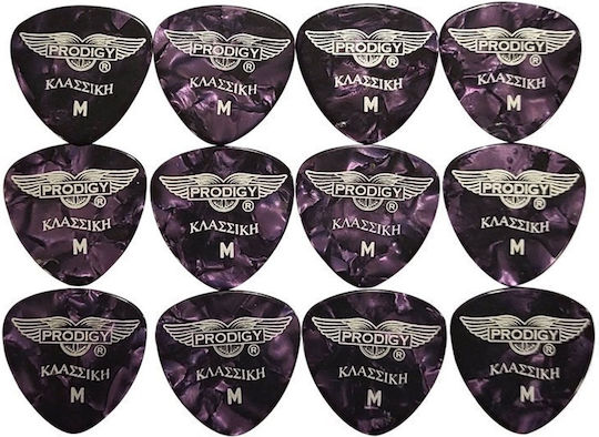 Prodigy Πένες Μπουζουκιού Kλασική Medium Πάχους 0.71mm Σετ 12τμχ