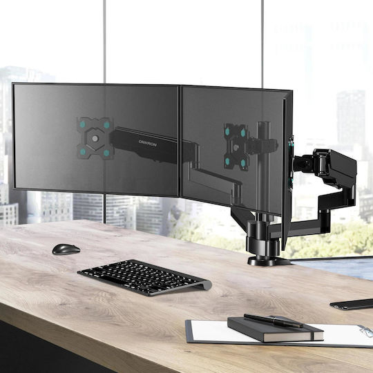 Onkron G280 Βάση Γραφείου για 3 Οθόνες έως 32" με Βραχίονα
