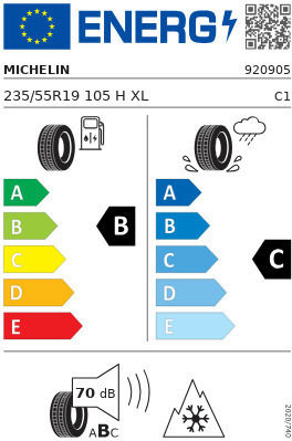 Michelin Pilot 235/55R19 105H AO XL Χειμερινό Λάστιχο για Επιβατικό Αυτοκίνητο