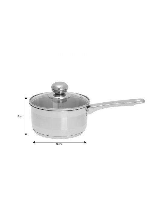 KING Hoff Κατσαρολάκι Γάλακτος από Αλουμίνιο 1.5lt / 16cm