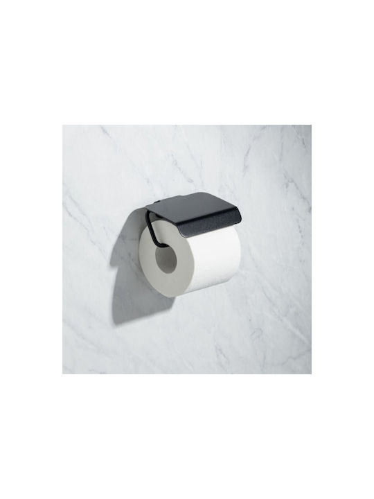 Dimitracas Onyx Wall-mounted Paper Holder Metallic Black