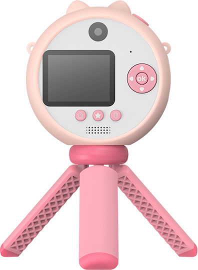 Kiddoboo FotoFun Instapic Compact Φωτογραφική Μηχανή Ροζ