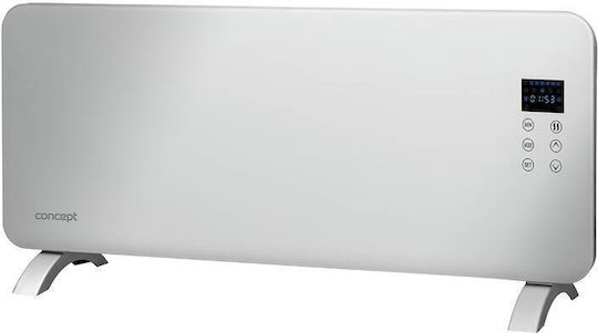 Concept Θερμοπομπός Δαπέδου 2000W με Ηλεκτρονικό Θερμοστάτη Λευκό