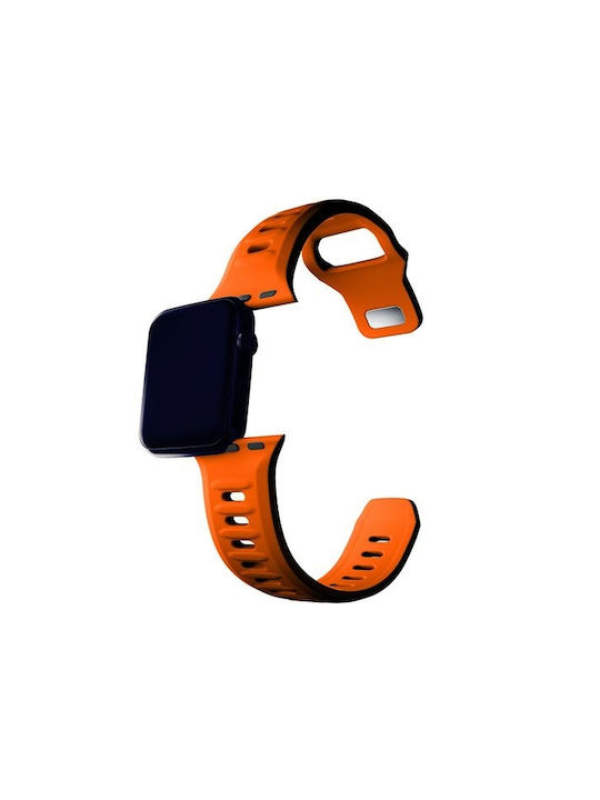 3MK Каишка Оранжев (Apple Watch 44/45/46mm/Ultra 49mm)