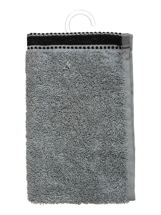 Atmosphera Handtuch Joia 30x50εκ. Slate Grey Gewicht 550gr/m²