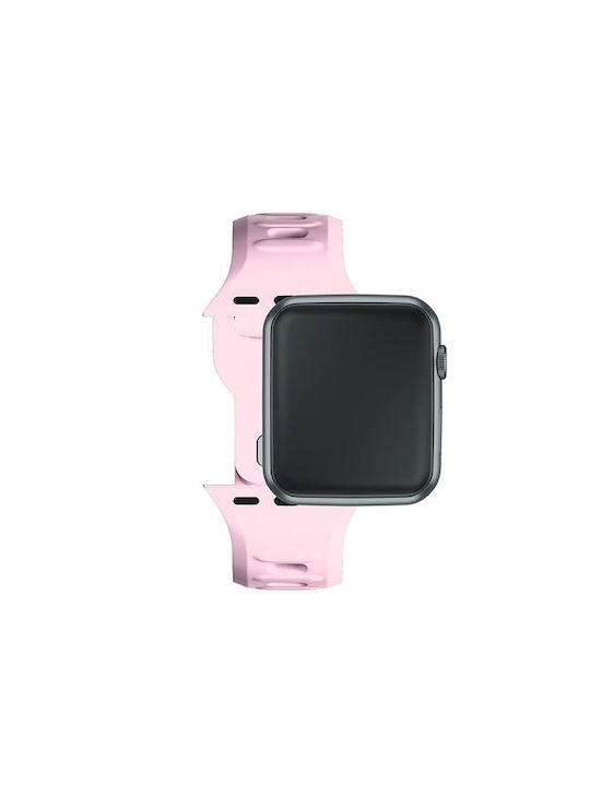 3MK Λουράκι Σιλικόνης με Pin Ροζ (Apple Watch 42/44/45/49 mm, 3MK)