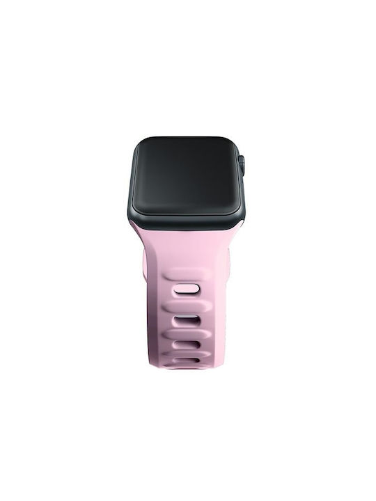 3MK Λουράκι Σιλικόνης με Pin Ροζ (Apple Watch 42/44/45/49 mm, 3MK)