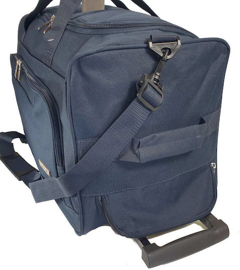 RCM Sack Voyage Back 94lt Blue with Wheels Fabric L73xW34xH38cm
