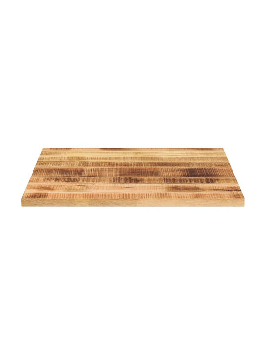 vidaXL Square Table Surface made of Solid Wood Mango - Brown 70x70x1.5cm 371340 1pcs