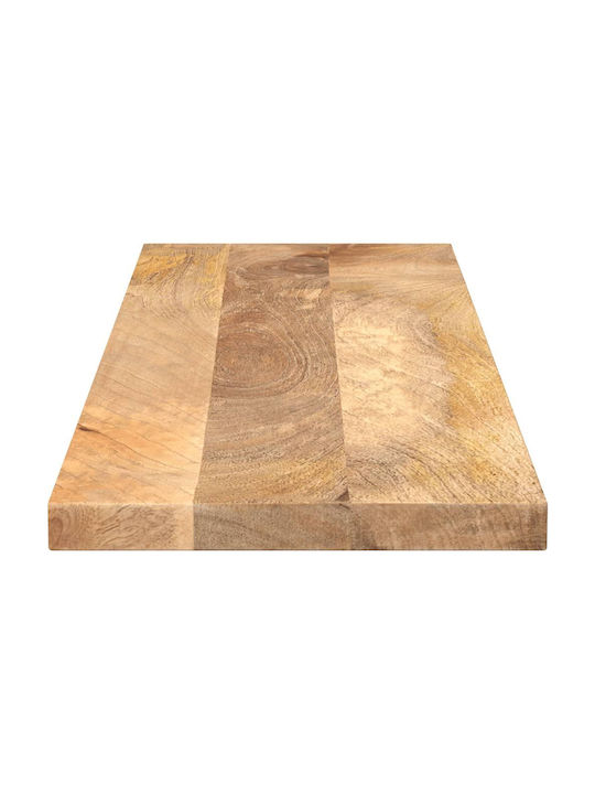 vidaXL Правоъгълена Повърхност на масата Масивно дърво Mango - Brown 100x30x2.5см 371438 1бр