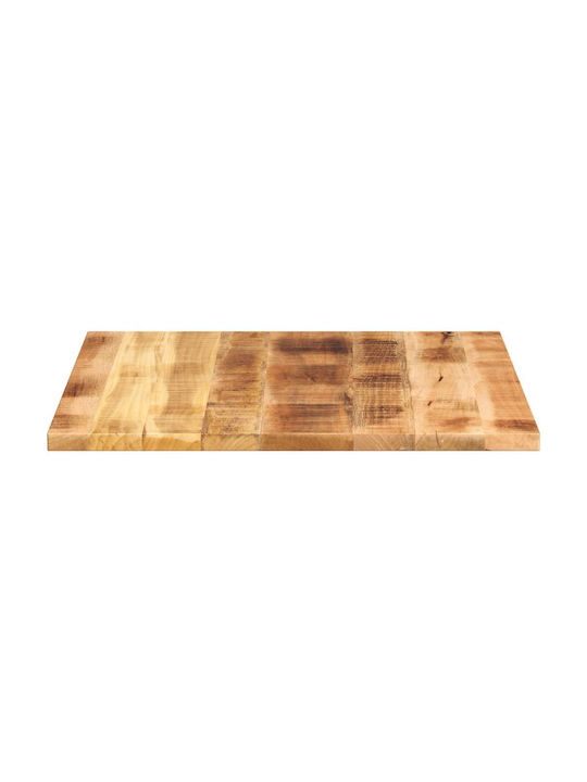 vidaXL Square Table Surface made of Solid Wood Mango - Brown 80x80x2.5cm 371350 1pcs