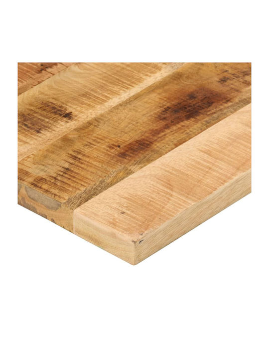 vidaXL Square Table Surface made of Solid Wood Mango - Brown 80x80x2.5cm 371350 1pcs