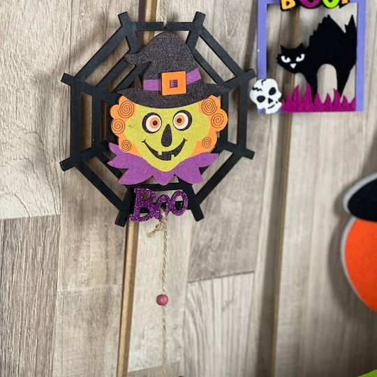 Koopman Decorațiune de Halloween din Lemn 1buc (Diverse modele)