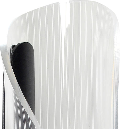 Keskor Lamp Wall with Integrated LED Black 10x11x10cm