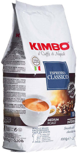 Kimbo Espresso Coffee Classico Whole Beans 1kg