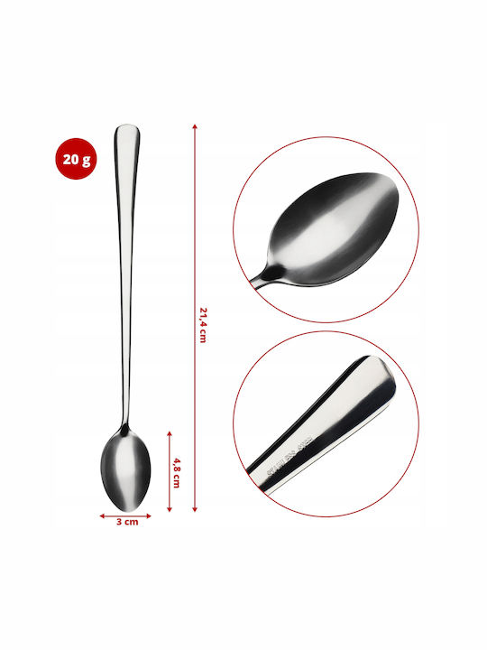 Kadax Spoon Set Coffee / Tea Stainless Silver 183664 6pcs