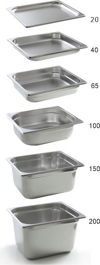 Hendi Gastronorm-Behälter Edelstahl GN2/3 mit Tiefe 20mm