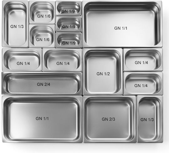 Hendi Perforated Stainless Steel Gastronorm GN1/1 H65mm