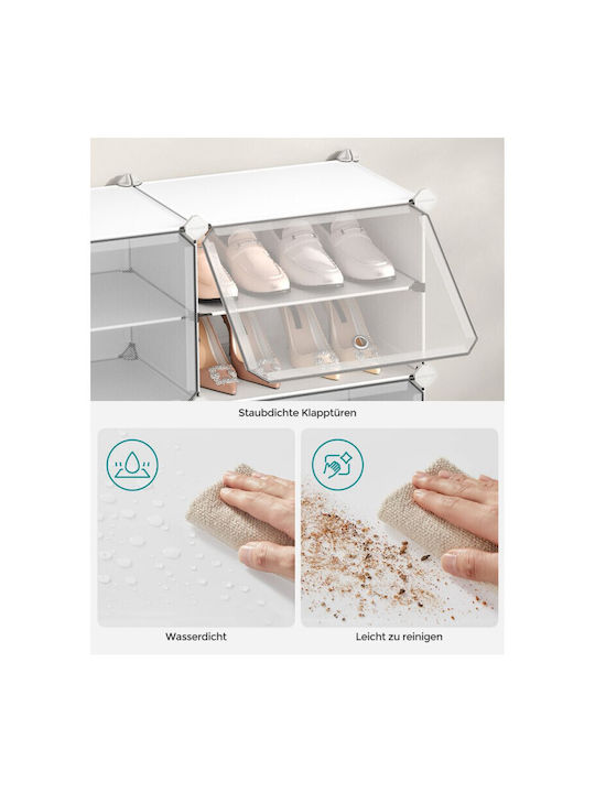 Πλαστική Παπουτσοθήκη 94x32x124cm