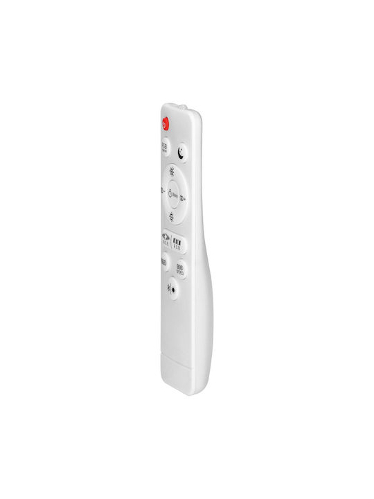 Adviti Deckenleuchte Weiß mit Integrierter LED und Fernbedienung