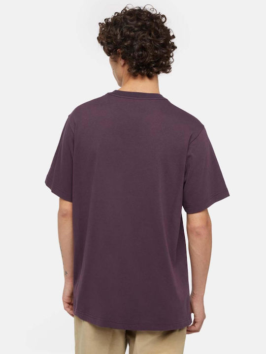 Dickies T-shirt Bărbătesc cu Mânecă Scurtă Violet