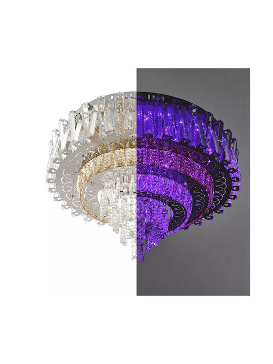 Таванно осветление Червена с Вграден LED