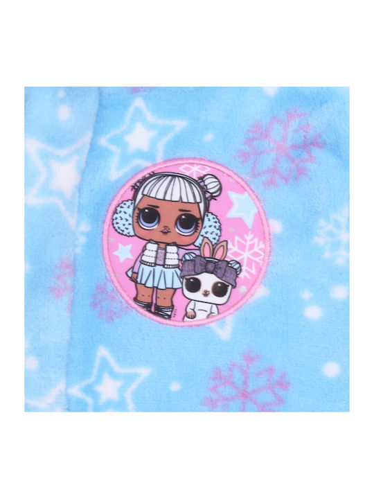 Disney Kids Hooded Bathrobe Lol Blue Blue