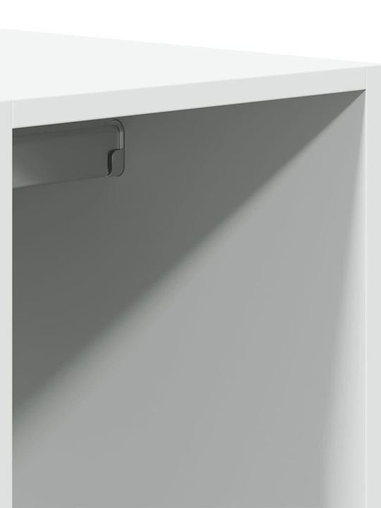 vidaXL Kleiderständer Weiß 30x50x200cm