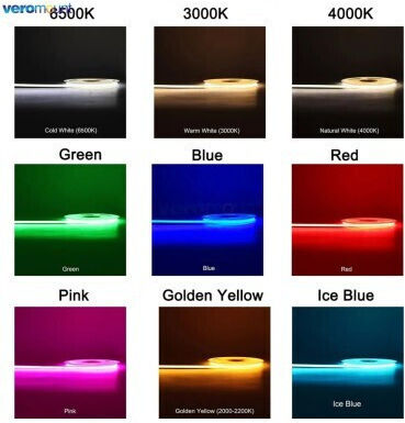 Bandă LED 12V Alb Rece Lumină 1m Tip COB