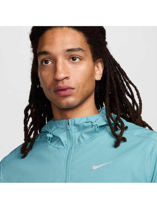 Windrunner Repel Sportjacke Wasserdicht und Winddicht Hellblau