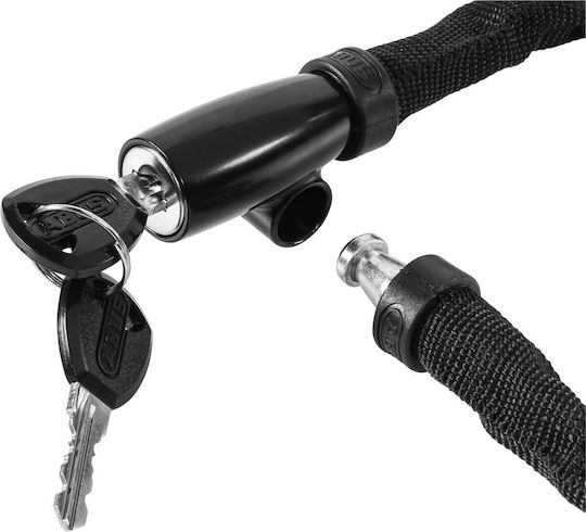 Abus Web Lacăt Bicicletă Tip Spiră cu cheie Neagră