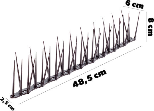 Kadax Abwehrspitzen Vögel 24.25x24.25m